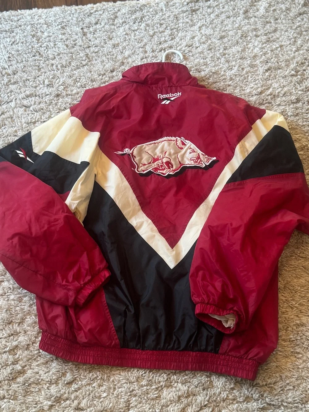 Men’s Vintage rare Reebok Arkansas Razorbacks jacket - Picture 3 of 3